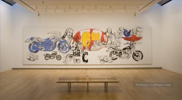 Andy Warhol œuvres - Croquis de la dernière cène Andy Warhol